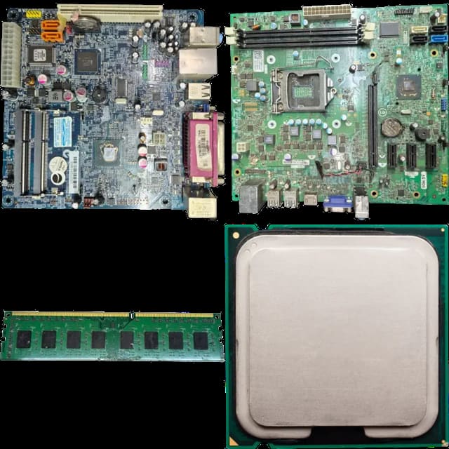 Imagem ilustrativa para Placa de servidor, composta por exemplos de outras categorias do manual
