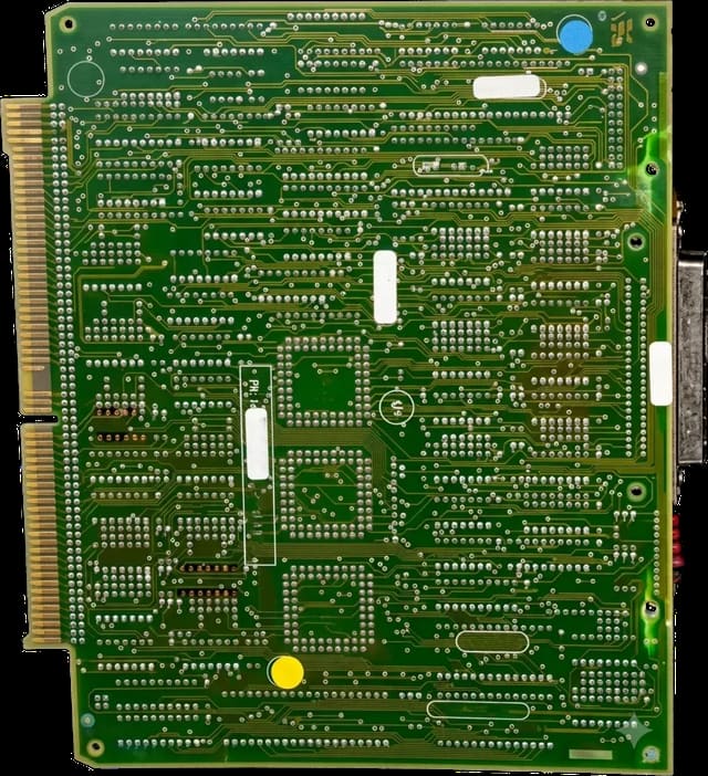 Placa de telefonia com ponta, exemplo 2 de 3