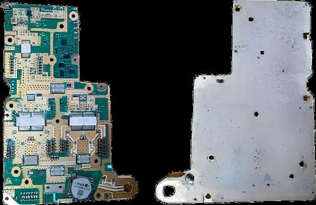 Placa dourada de alumínio, exemplo 1 de 1