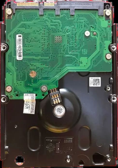 Placa de HD, exemplo 2 de 3