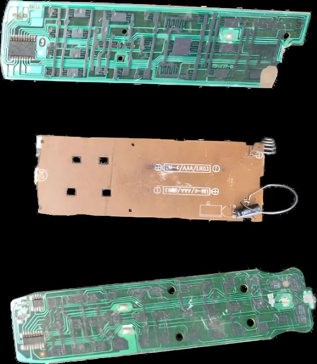 Placa marrom de controle, exemplo 1 de 1