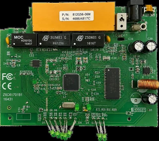 Placa de modem, exemplo 1 de 1