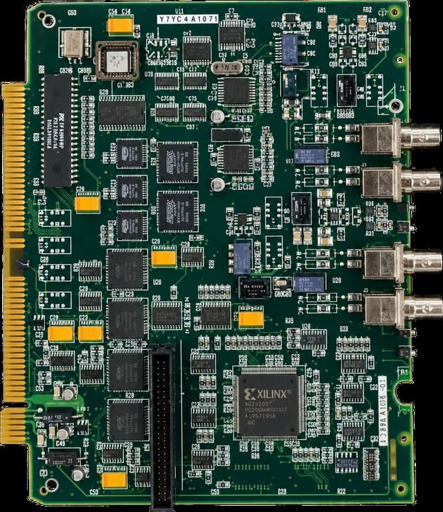Placa de telefonia com ponta, exemplo 1 de 3